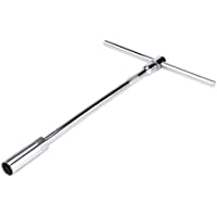 Juego de llaves de tubo de bujía de encendido-16mm Junta universal de manija en T Llave de tubo de bujía Herramienta de…